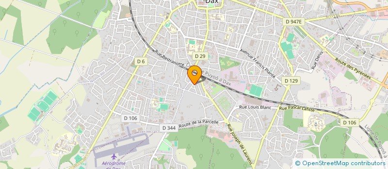 localisation de l'entreprise MADAME VERONIQUE FARRAS à DAX