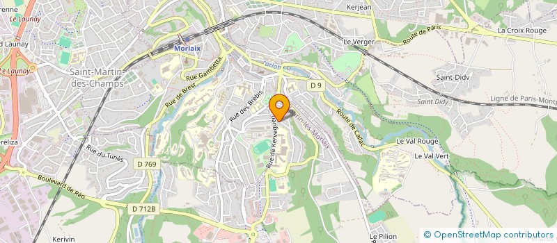 localisation de l'entreprise MADAME VERONIQUE FAUQUET  PLOURIN-LES-MORLAIX