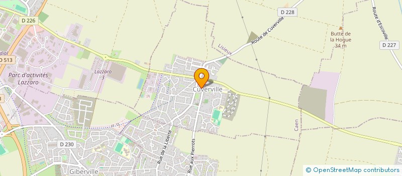 localisation de l'entreprise MADAME VERONIQUE FAURE  CUVERVILLE