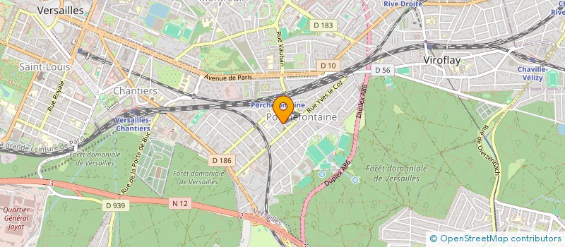 localisation de l'entreprise MADAME VERONIQUE FAVIA à VERSAILLES