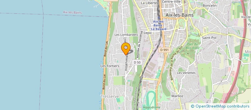 localisation de l'entreprise MADAME VERONIQUE FEBVRE  TRESSERVE