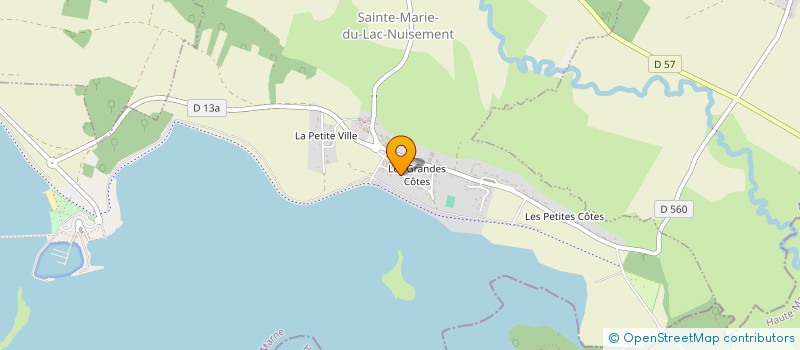 localisation de l'entreprise MADAME VERONIQUE FEPULCHRE  SAINTE-MARIE-DU-LAC-NUISEMENT