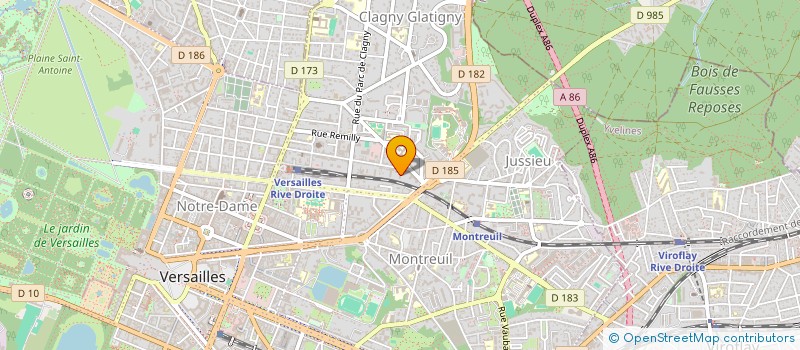 localisation de l'entreprise MADAME VERONIQUE FERE à VERSAILLES