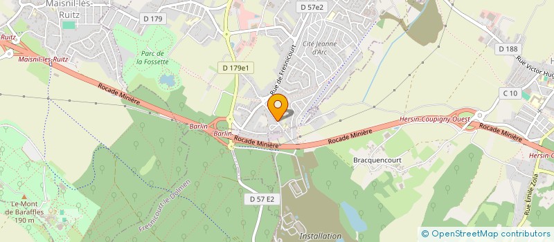 localisation de l'entreprise MADAME VERONIQUE FERET à BARLIN