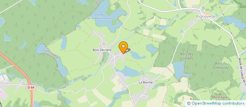 localisation de l'entreprise MADAME VERONIQUE FETIQUE  FRANCHEVELLE