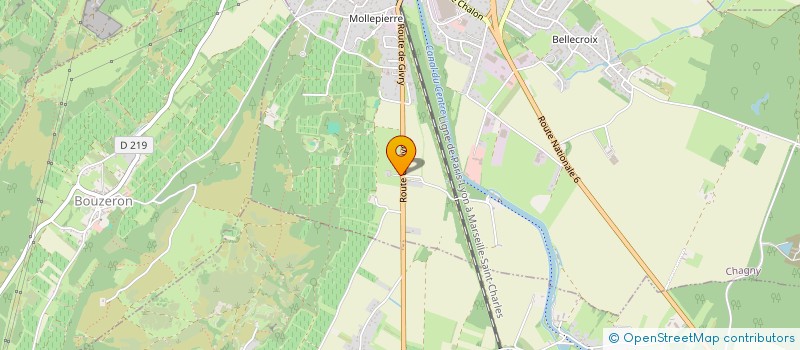 localisation de l'entreprise MADAME VERONIQUE FICHOT  CHAGNY