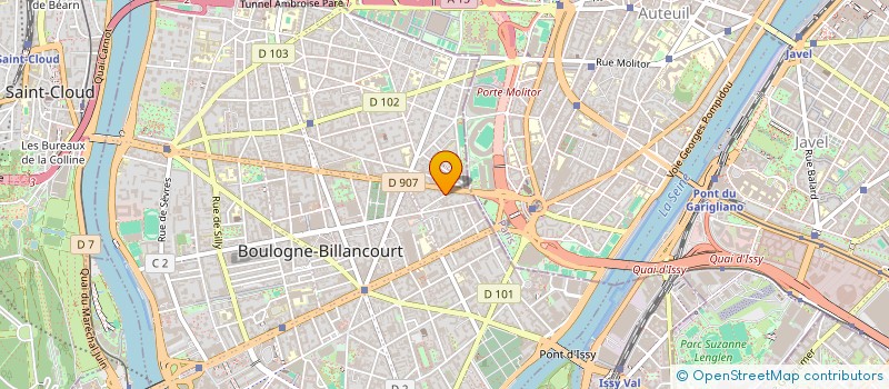 localisation de l'entreprise MADAME VERONIQUE FIEZ à BOULOGNE-BILLANCOURT