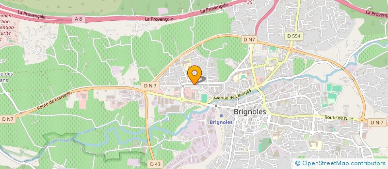 localisation de l'entreprise MADAME VERONIQUE FIGUEROA  BRIGNOLES