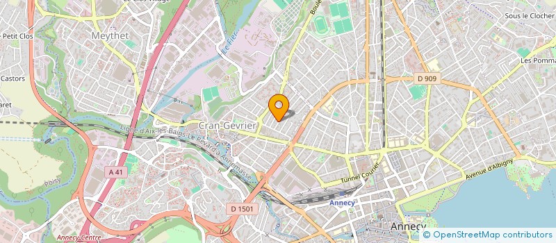 localisation de l'entreprise MADAME VERONIQUE FILLON à ANNECY