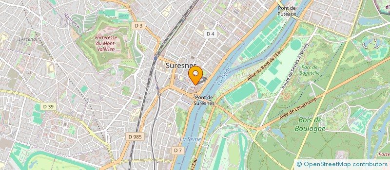 localisation de l'entreprise MADAME VERONIQUE FLAT à SURESNES