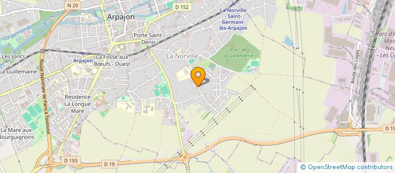 localisation de l'entreprise MADAME VERONIQUE FLAVIGNY  LA NORVILLE