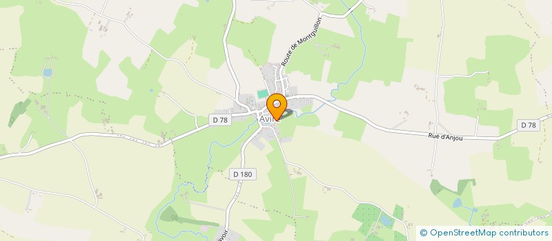 localisation de l'entreprise MADAME VERONIQUE FLEURY  SEGRE-EN-ANJOU BLEU