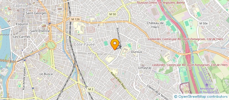 localisation de l'entreprise MADAME VERONIQUE FLINOIS  TOULOUSE