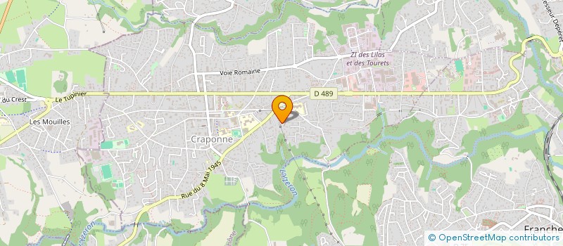 localisation de l'entreprise MADAME VERONIQUE FOGNINI  CRAPONNE