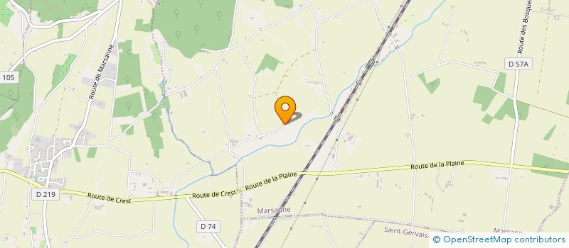 localisation de l'entreprise MADAME VERONIQUE FOLLIGAN  MARSANNE