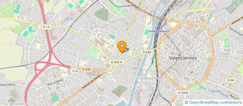localisation de l'entreprise MADAME VERONIQUE FONDU à VALENCIENNES