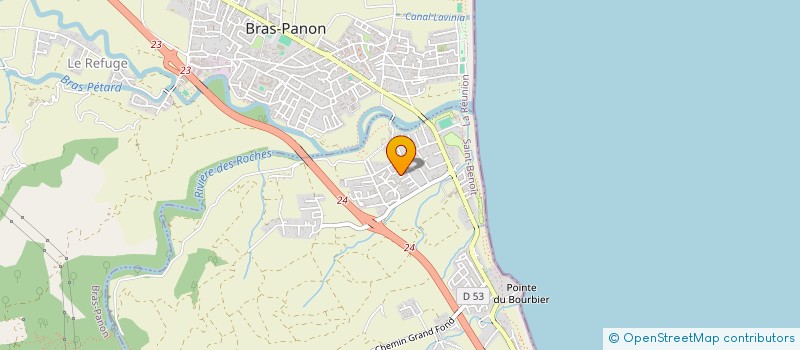 localisation de l'entreprise MADAME VERONIQUE FONTAINE  SAINT-BENOIT