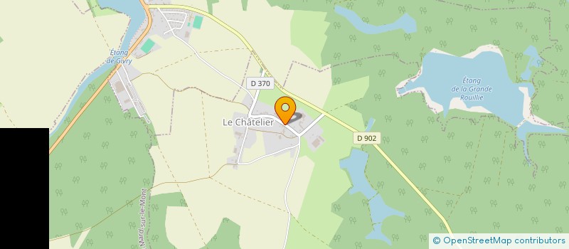 localisation de l'entreprise MADAME VERONIQUE FONTAINE  LE CHATELIER