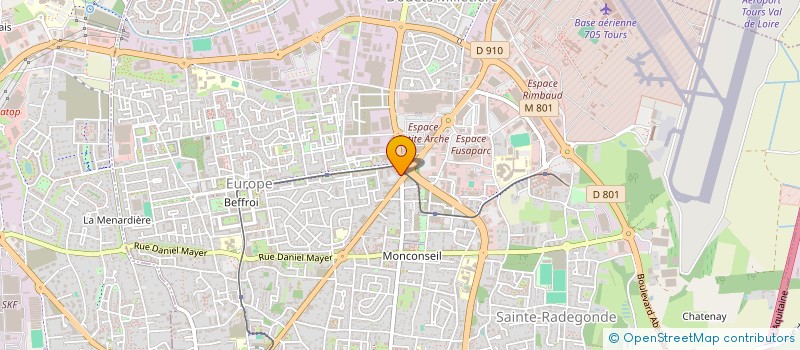 localisation de l'entreprise MADAME VERONIQUE FONTANIER à TOURS