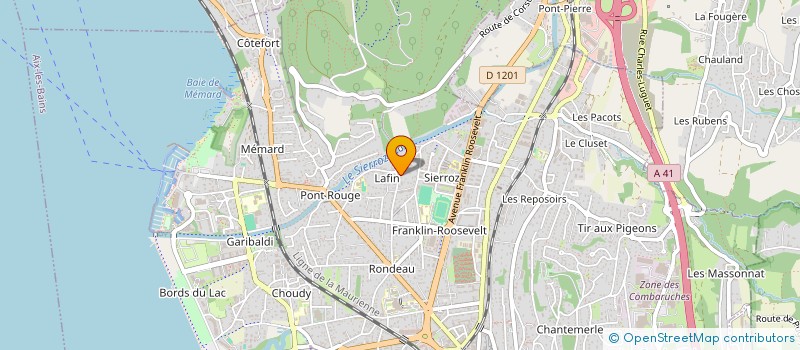 localisation de l'entreprise MADAME VERONIQUE FORESTIER à AIX-LES-BAINS