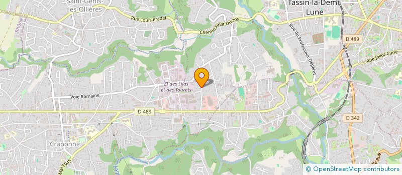 localisation de l'entreprise MADAME VERONIQUE FORGES  CRAPONNE