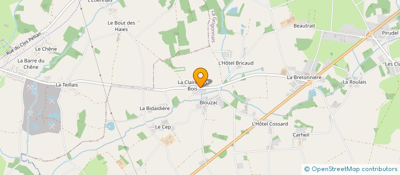 localisation de l'entreprise MADAME VERONIQUE FORGET  LA GRIGONNAIS