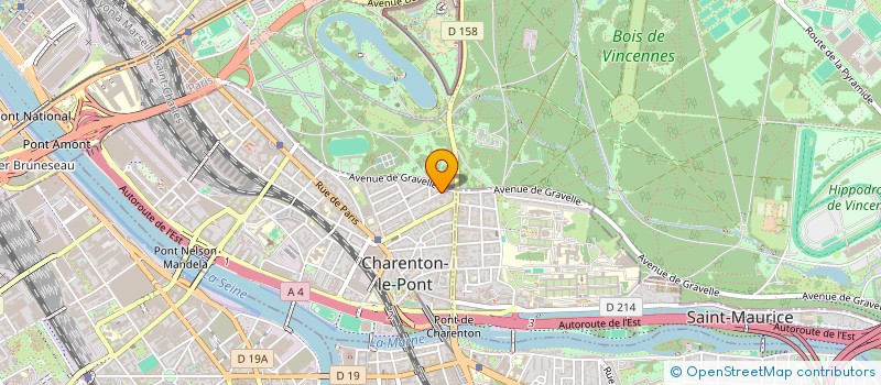 localisation de l'entreprise MADAME VERONIQUE FOS à CHARENTON-LE-PONT