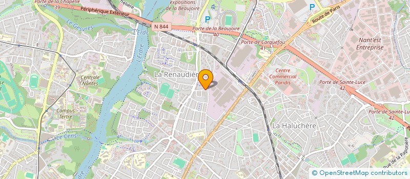 localisation de l'entreprise MADAME VERONIQUE FOUANON à NANTES