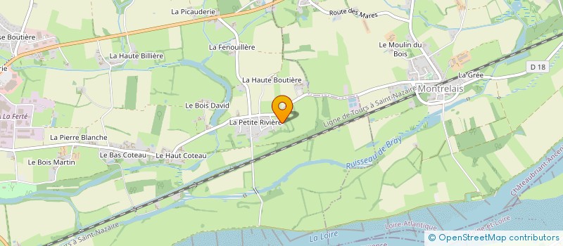 localisation de l'entreprise MADAME VERONIQUE FOUCHARD à LOIREAUXENCE