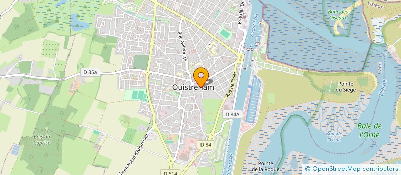 localisation de l'entreprise MADAME VERONIQUE FOUCHER  OUISTREHAM