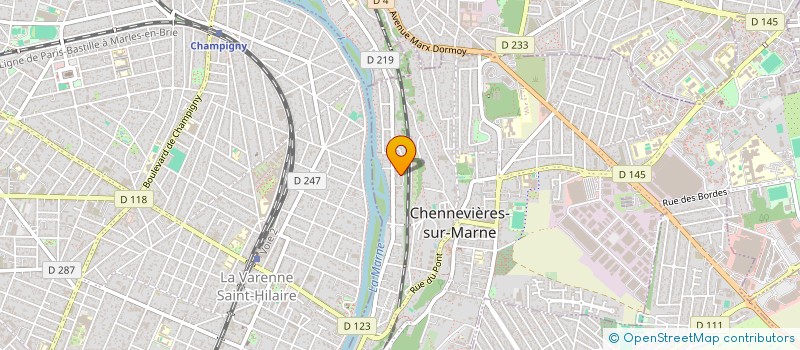 localisation de l'entreprise MADAME VERONIQUE FOULON  CHENNEVIERES-SUR-MARNE