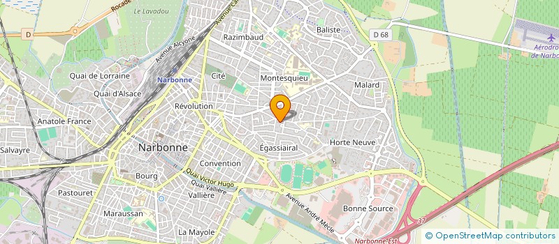 localisation de l'entreprise MADAME VERONIQUE FOURE à NARBONNE