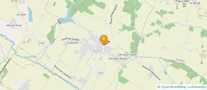 localisation de l'entreprise MADAME VERONIQUE FOURES  BAZUS