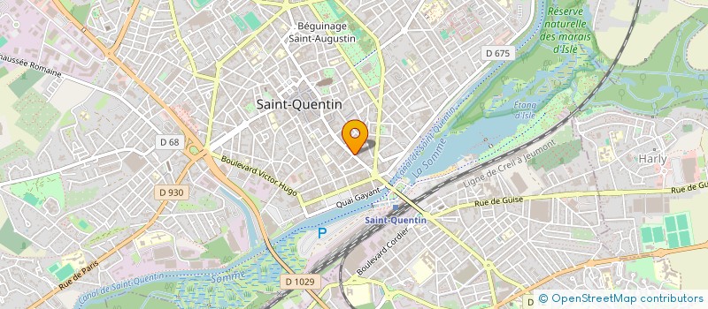 localisation de l'entreprise MADAME VERONIQUE FOURICQUET  SAINT-QUENTIN