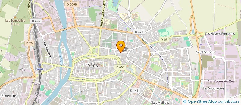 localisation de l'entreprise MADAME VERONIQUE FOY  SENS