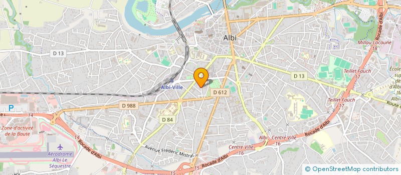 localisation de l'entreprise MADAME VERONIQUE FRAGNIER  ALBI