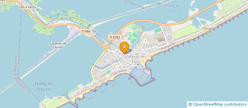 localisation de l'entreprise MADAME VERONIQUE FRANCES  BALARUC-LES-BAINS