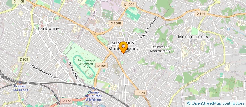 localisation de l'entreprise MADAME VERONIQUE FRANCINE à SOISY-SOUS-MONTMORENCY