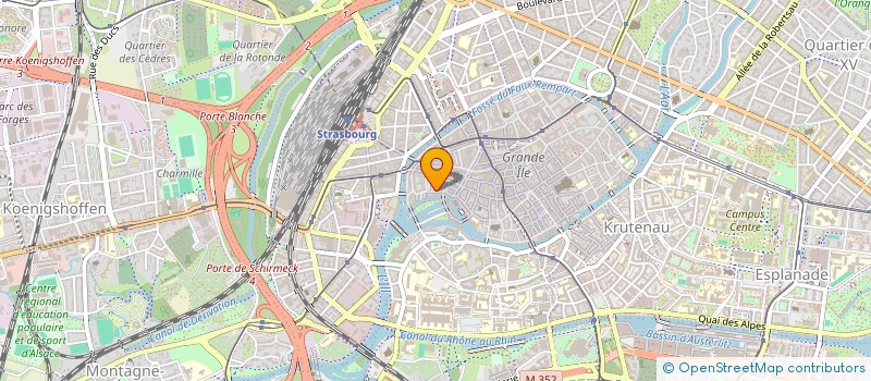 localisation de l'entreprise MADAME VERONIQUE FRANCOIS à STRASBOURG
