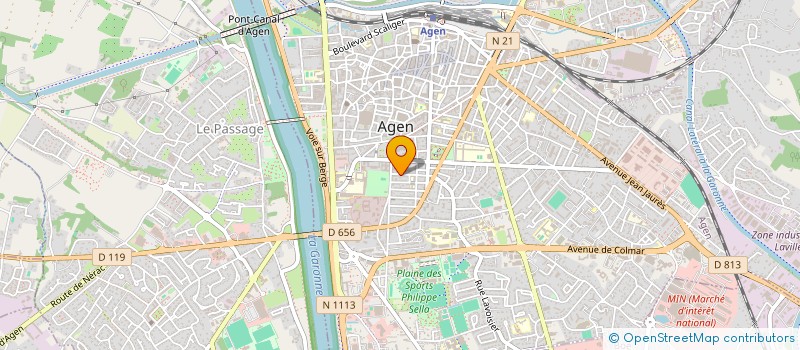 localisation de l'entreprise MADAME VERONIQUE FRANCOIS à AGEN