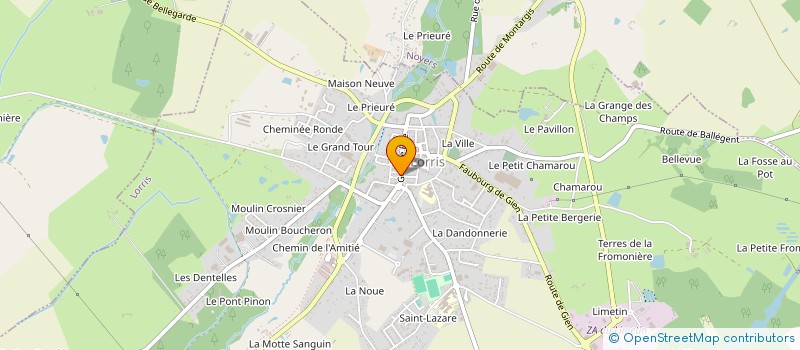 localisation de l'entreprise MADAME VERONIQUE FRANCOISE à LORRIS
