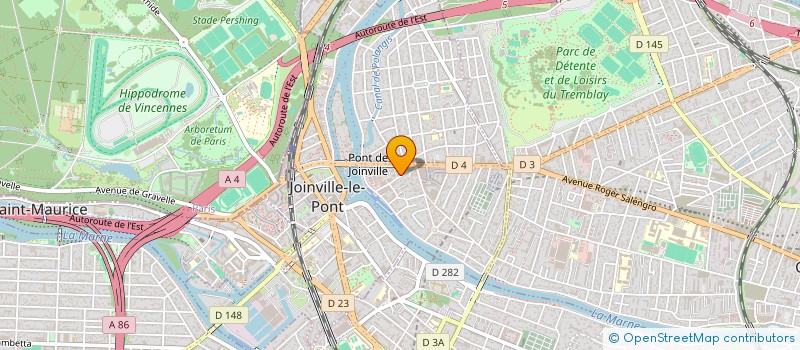 localisation de l'entreprise MADAME VERONIQUE FRANK  JOINVILLE-LE-PONT