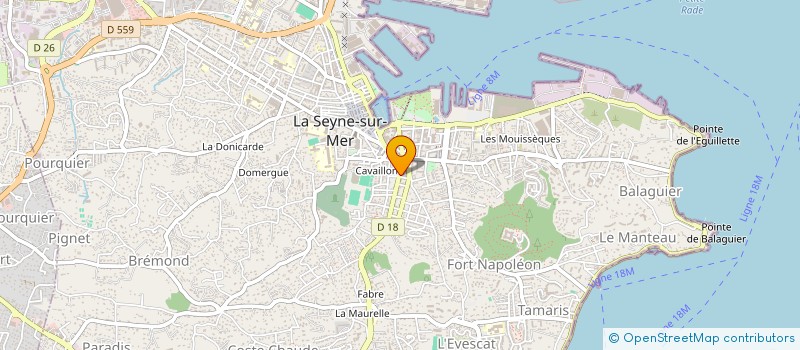 localisation de l'entreprise MADAME VERONIQUE FRAYSSE à LA SEYNE-SUR-MER