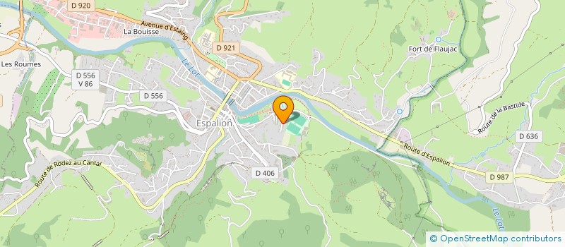 localisation de l'entreprise MADAME VERONIQUE FREBY  ESPALION