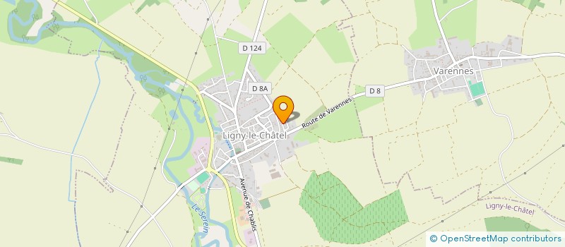 localisation de l'entreprise MADAME VERONIQUE FRELING à LIGNY-LE-CHATEL
