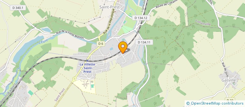 localisation de l'entreprise MADAME VERONIQUE FRITIER à SAINT-PREST