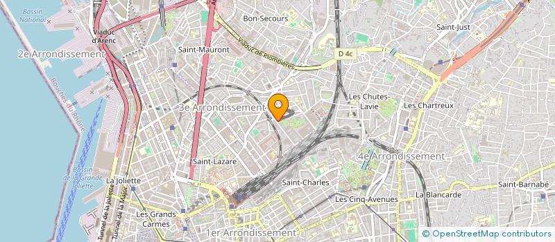 localisation de l'entreprise MADAME VERONIQUE FRIZZI à MARSEILLE