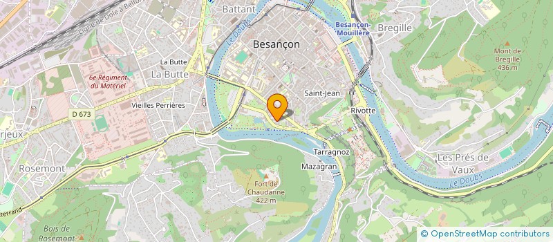 localisation de l'entreprise MADAME VERONIQUE FROISSARD  BESANCON