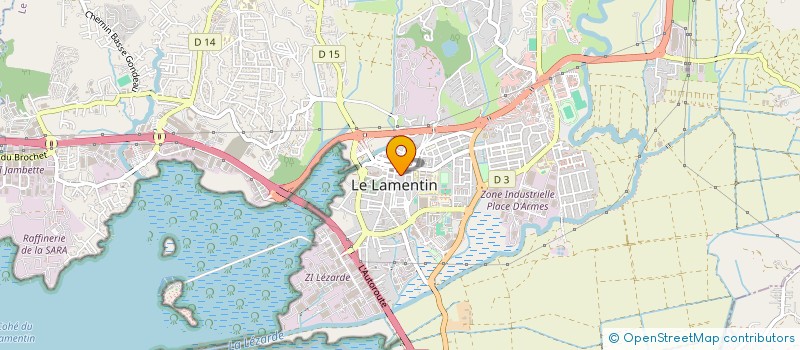localisation de l'entreprise MADAME VERONIQUE FROMENTE à LE LAMENTIN