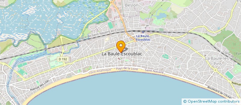 localisation de l'entreprise MADAME VERONIQUE FUCHS à LA BAULE-ESCOUBLAC